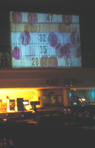 16mm film projection