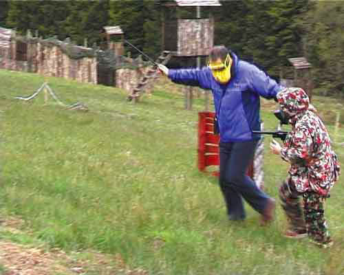 Paintballing