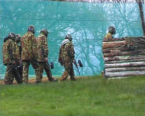 Paintballing