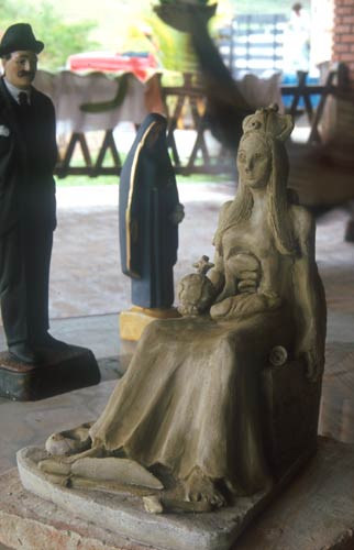 statuettes of saints