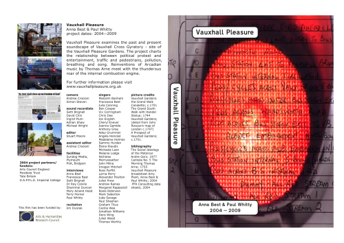 vauxhall pleasure film